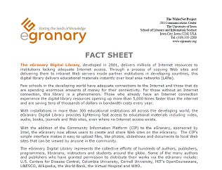 eGranary Fact Sheet