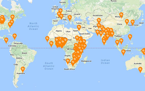 eGranary installations across the world